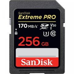 Карта пам'яті SanDisk 256GB SDXC UHS-I U3 Extreme Pro (SDSDXXY-256G-GN4IN)