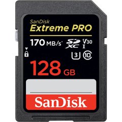 Карта пам'яті SanDisk 128GB SDXC UHS-I U3 Extreme Pro (SDSDXXY-128G-GN4IN)
