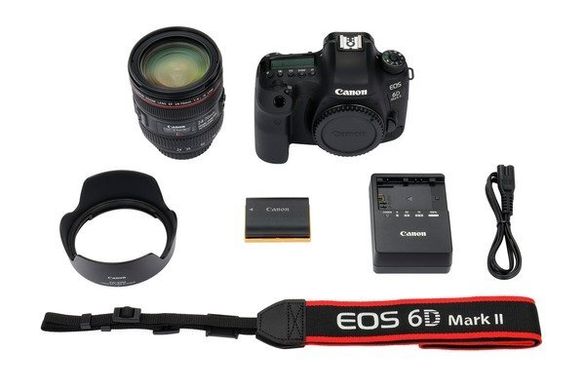 Зеркальный фотоаппарат Canon EOS 6D Mark II kit (24-70mm f/4 IS L)