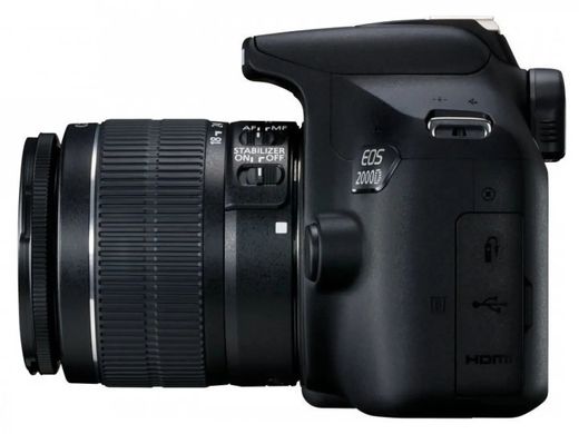 Фотоапарат Canon EOS 2000D Kit (18-55mm DC III + 75-300mm)