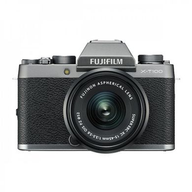 Беззеркальный фотоаппарат Fujifilm X-T100 kit 15-45mm silver