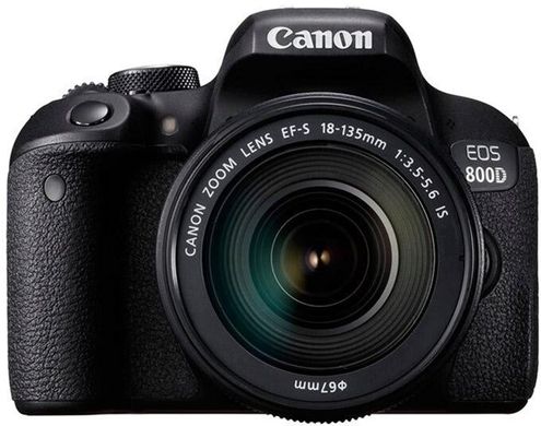Дзеркальний фотоапарат Canon EOS 800D kit (18-135mm) IS USM UA
