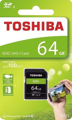 Карта пам'яті Toshiba SD-Card 64GB N203 UHS-I U1