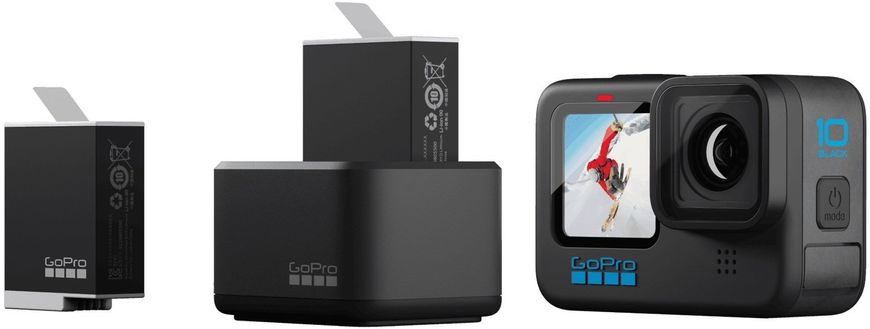Зарядное устройство для двух аккумуляторных батарей HERO8 GoPro GoPro Dual Battery Charger + Battery (AJDBD-001-EU)