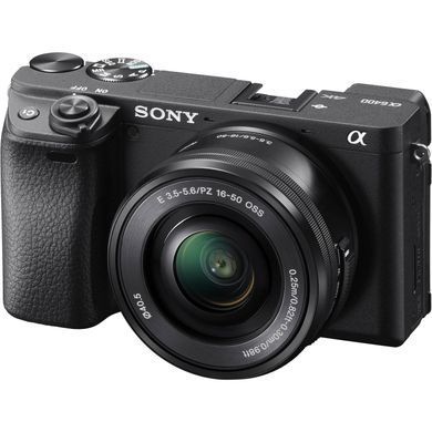 Фотоаппарат Sony Alpha A6400 kit 16-50mm Black (ILCE6400LB.CEC) UA