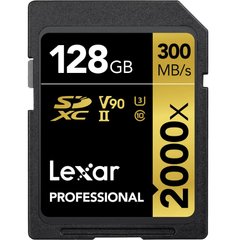 Карта памяти Lexar 128GB Professional 2000x UHS-II SDXC