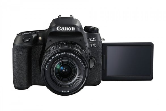Зеркальный фотоаппарат Canon EOS 77D kit (18-55mm) IS STM