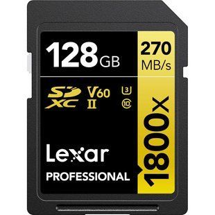 Карта пам'яті Lexar 128GB Professional 1800x UHS-II SDXC