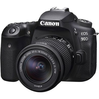 Зеркальный фотоаппарат Canon EOS 90D kit 18-55mm IS STM UA