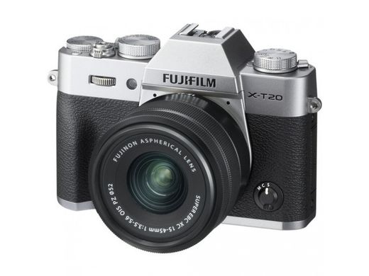 Беззеркальный фотоаппарат Fujifilm X-T20 kit 15-45mm Silver