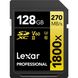Карта памяти Lexar 128GB Professional 1800x UHS-II SDXC