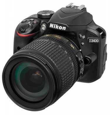 Дзеркальний фотоапарат Nikon D3400 kit (18-105mm VR)