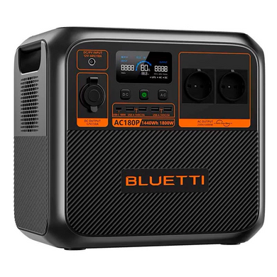 Зарядна станція Bluetti AC180P, 1800 Вт, 1440 Вт/год EU