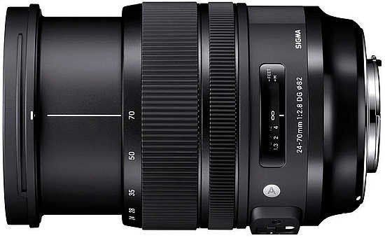 Об'єктив Sigma AF 24-70mm f/2,8 DG OS HSM Art Nikon