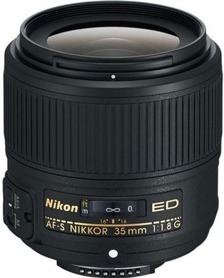 Об'єктив Nikon AF-S Nikkor 35mm f/1.8G ED (JAA137DA)