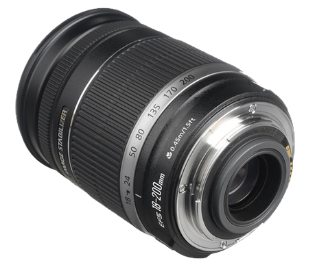 Об'єктив Canon EF-S 18-200mm f/3,5-5,6 IS