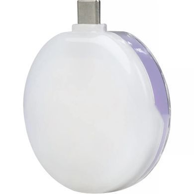 Портативная светодиодная панель Nanlite cookie USB-C Mini Round LED (Lavender) (COOKIE-LD)