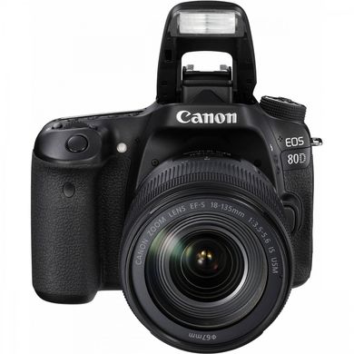 Зеркальный фотоаппарат Canon EOS 80D kit (18-135mm) IS nano USM