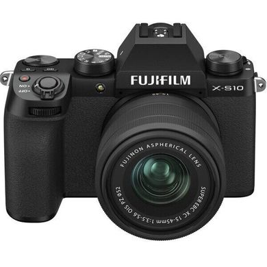 Беззеркальный фотоаппарат Fujifilm X-S10 body black (16670041)