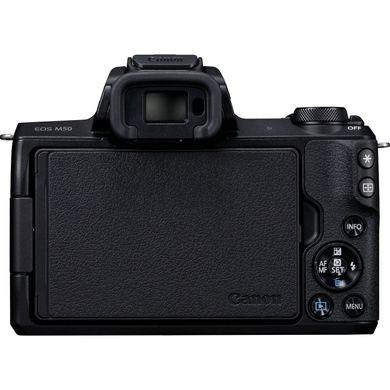 Фотоаппарат Canon EOS M50 Mark II Kit (15-45mm) IS STM Black (4728C043)
