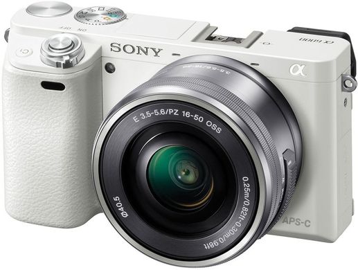 Беззеркальный фотоаппарат Sony Alpha A6000 kit (16-50mm) White