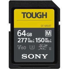 Карта памяти Sony 64 GB SDXC UHS-II U3 V60 TOUGH SFM64T.SYM