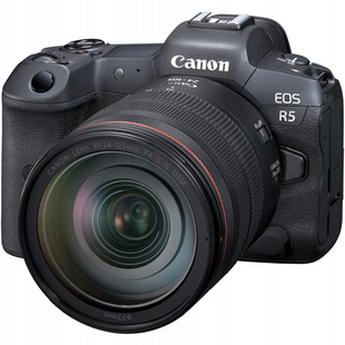 Бездзеркальний фотоапарат Canon EOS R5 Mark II Kit RF 24-105mm f/4.0 L IS USM Black (6536C029)