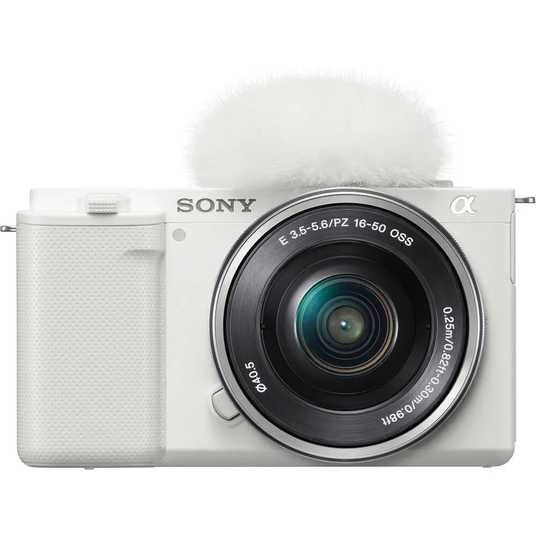 Фотоаппарат Sony ZV-E10 kit (16-50mm) White (ILCZVE10LW.CEC) UA