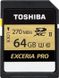 Карта пам'яті Toshiba EXCERIA PRO N501 64Gb THN-N501G0640E6