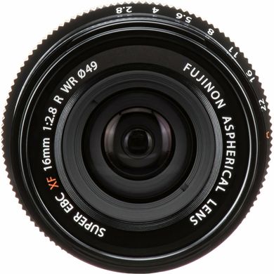 Объектив Fujifilm XF 16mm F2.8 R WR Black