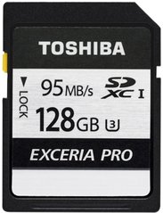 Карта памяти Toshiba EXCERIA PRO N401 128GB Silver THN-N401S1280E4