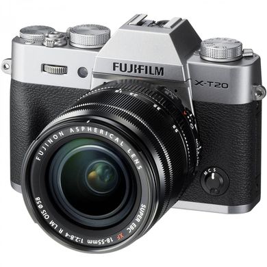Беззеркальный фотоаппарат Fujifilm X-T20 Silver Kit 18-55mm
