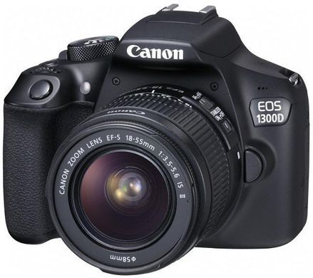 Зеркальный фотоаппарат Canon EOS 1300D kit (18-55mm) EF-S IS II