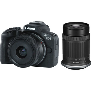 Фотоапарат Canon EOS R50 Kit (18-45mm + 55-210mm) Black