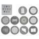 Набор гобо Nanlite Gobo Set 1 for PJ-FZ60-19/36 Projector Mounts (AS-GB-FMM-SET1)