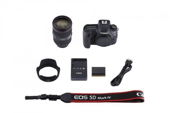 Дзеркальний фотоапарат Canon EOS 5D Mark IV kit (24-105mm f/4) L II IS USM, Від магазину