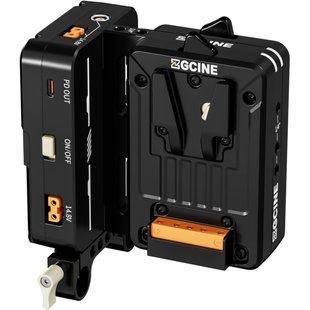 Батарейний майданчик ZGCINE 2x V Mount Hot-Swap Plate USB-C Lemo DC D-TAP BP (VM-HS2)