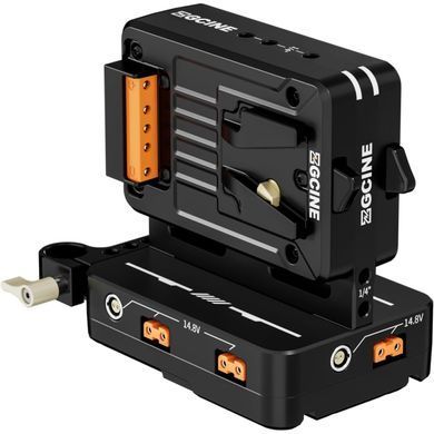 Батарейний майданчик ZGCINE 2x V Mount Hot-Swap Plate USB-C Lemo DC D-TAP BP (VM-HS2)