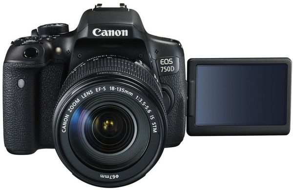Дзеркальний фотоапарат Canon EOS 750D kit (18-135mm) EF-S IS STM