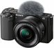 Фотоаппарат Sony ZV-E10 kit (16-50mm) Black (ILCZVE10LB.CEC)