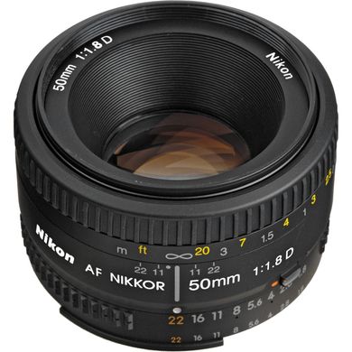 Об'єктив Nikon AF Nikkor 50mm f/1.8D (JAA013DA)