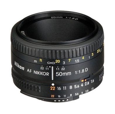 Об'єктив Nikon AF Nikkor 50mm f/1.8D (JAA013DA)