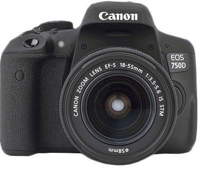 Зеркальный фотоаппарат Canon EOS 750D kit (18-55mm) EF-S IS STM