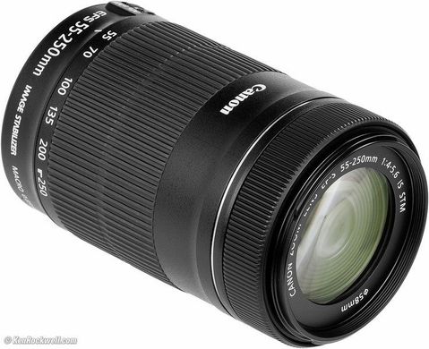 Об'єктив Canon EF-S 55-250mm f/4-5.6 IS STM